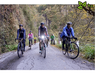 このツアーでしか走ることの出来ない絶景コース