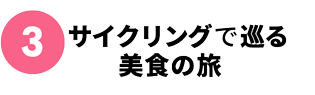 サイクリングで巡る美食の旅